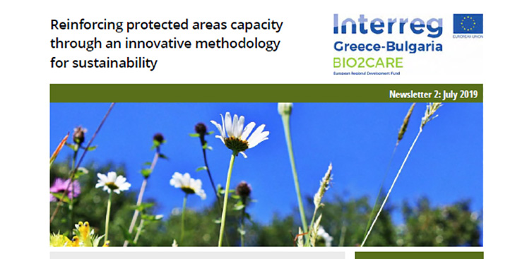 2nd newsletter of the project BIO2CARE “Reinforcing protected areas capacity through an innovative methodology for sustainability”