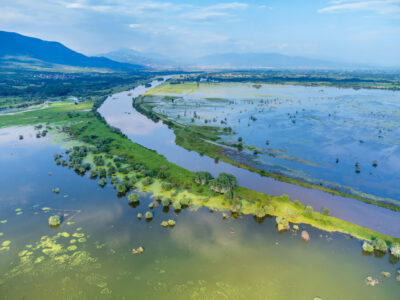 Το εσωτερικό δέλτα του ποταμού Στρυμόνα στο Εθνικό Πάρκο της Λίμνης Κερκίνης | Φωτ. Αρχείο ΕΚΒΥ / Λ. Λογοθέτης